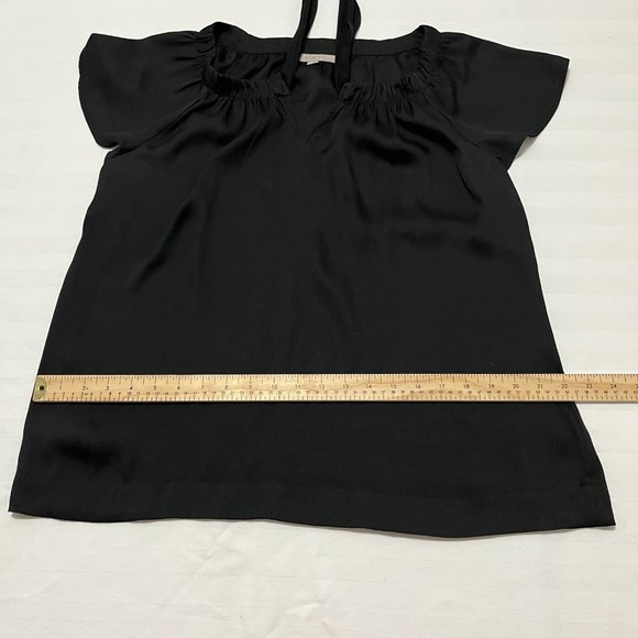 Loft Short Sleeve Lightweight Blouse Size M - Picture 5 of 10